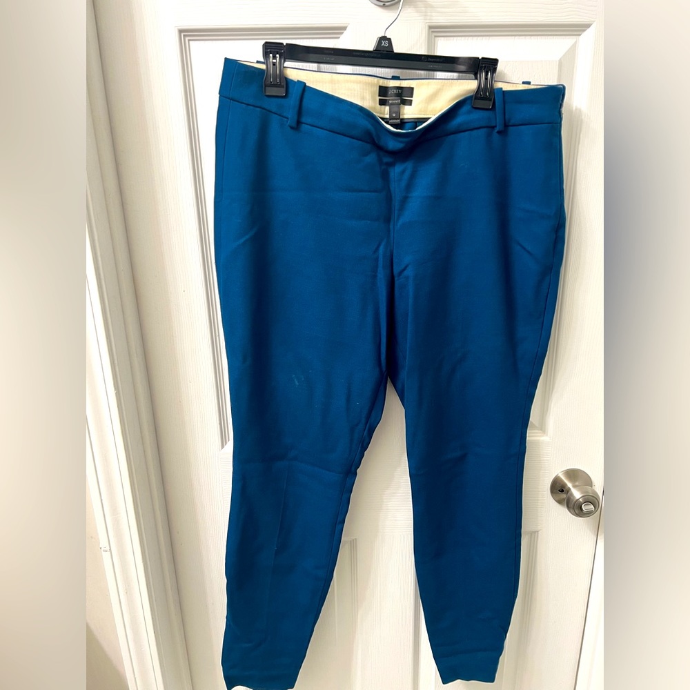 J. Crew Minnie Pants in blue size 12